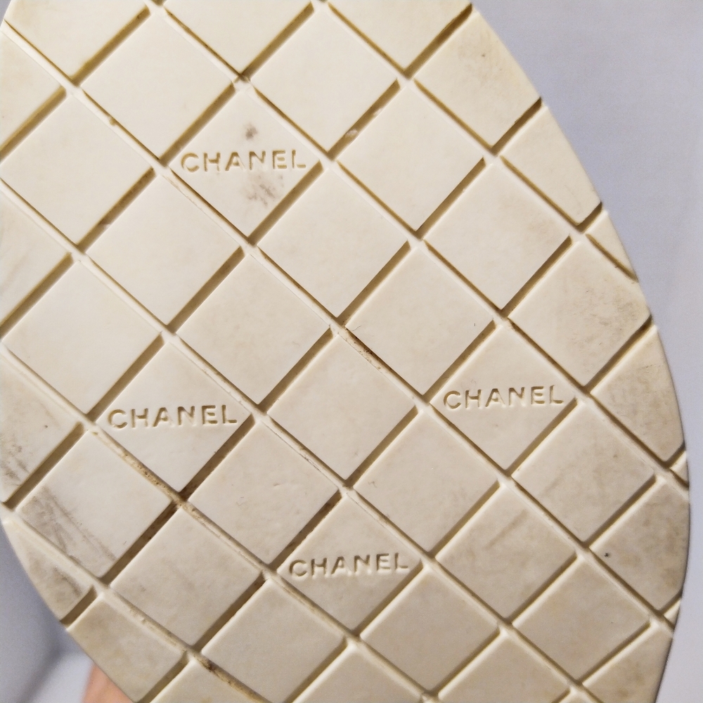 *SOLD* Chanel Metallic Gold Platform Shoes - 9 - Picture 10 of 11